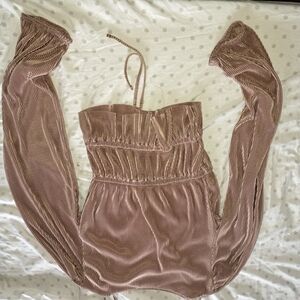 Zara Pink Off-Shoulder Top